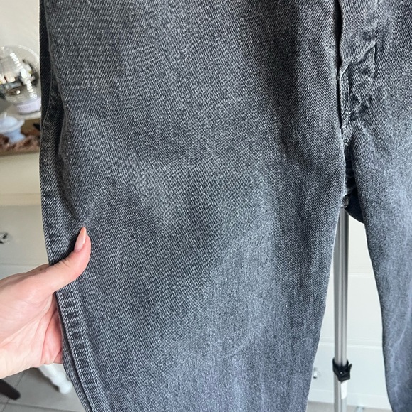 Vintage Black Mom Jeans with Rhinestones - Picture 3 of 5